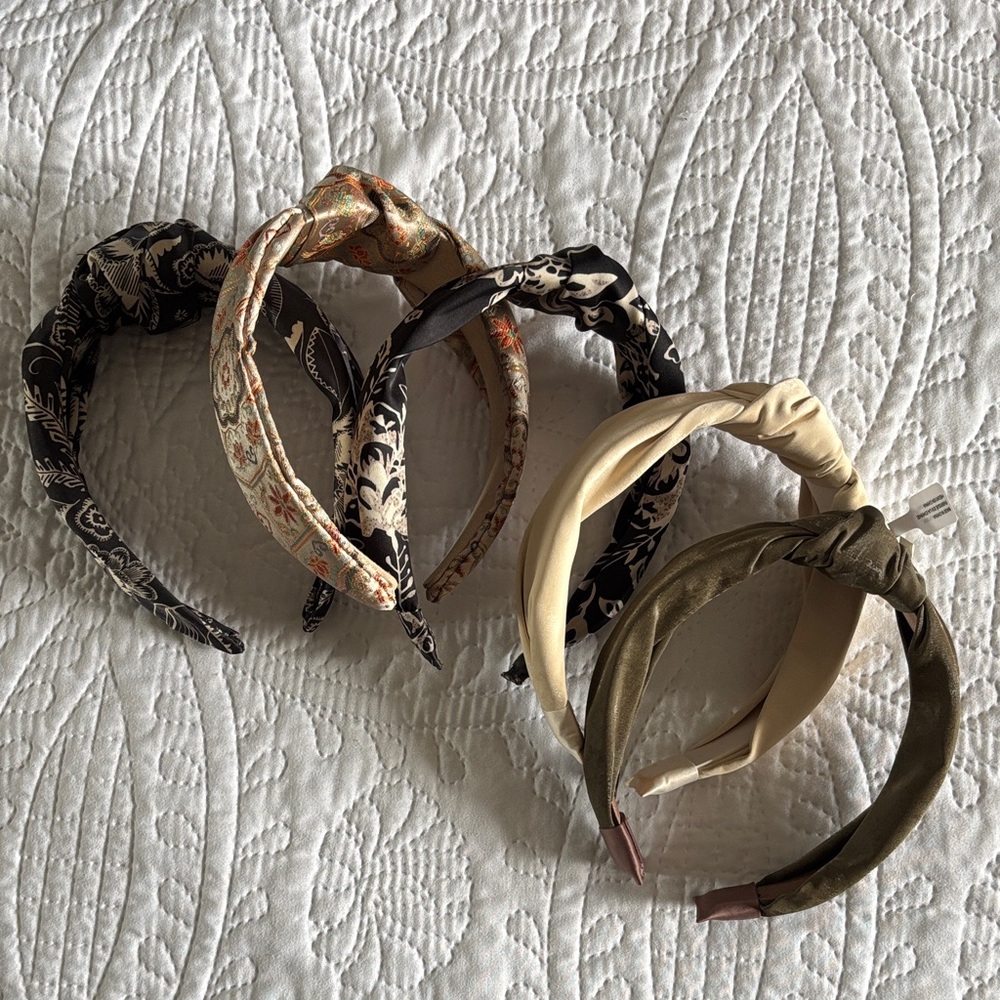 Anthropologie Set of Five Headbands